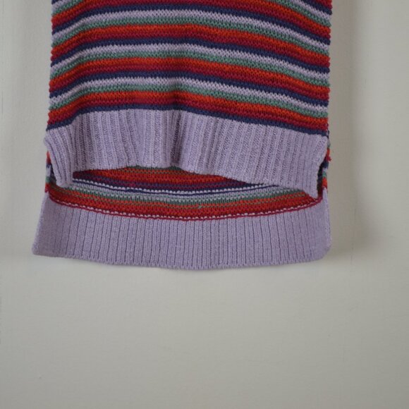 Falls Creek Sleeveless Crochet Knit Pullover Womens S Preppy Knit Sweater Tank - Picture 2 of 8